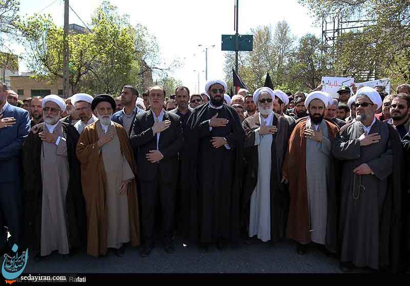 (تصاویر) تشییع پیکر طلبه شهید همدانی حجت الاسلام مصطفی قاسمی