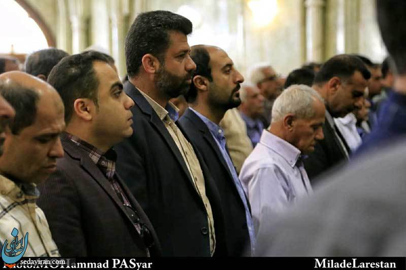 (تصاویر) تشییع پیکر مرحوم احمد اقتداری در گراش