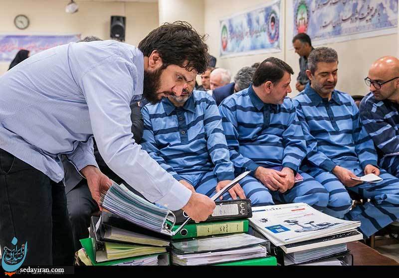 (تصاویر) دادگاه متهمان بانک سرمایه