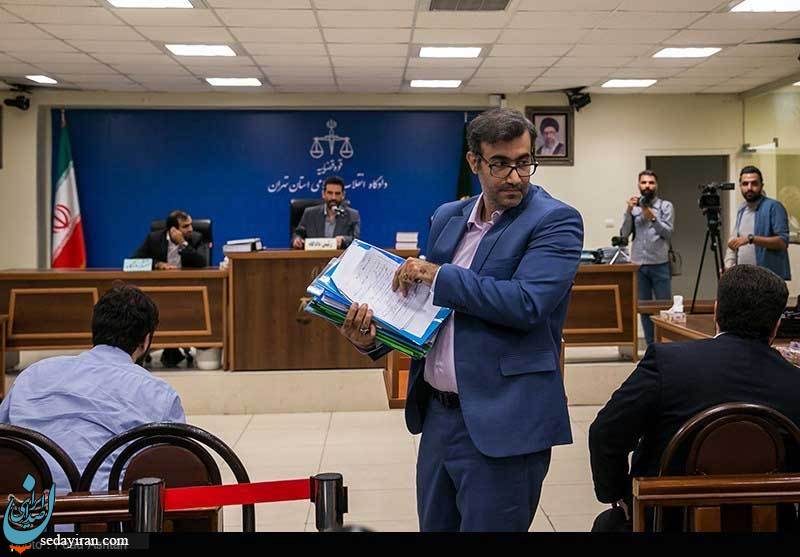 (تصاویر) دادگاه متهمان بانک سرمایه