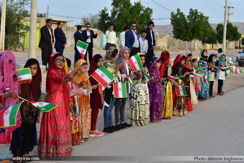 (تصاویر) آئین کلنگ زنی سه پروژه بخشداری مرکزی لارستان