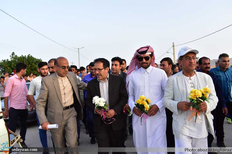 (تصاویر) آئین کلنگ زنی سه پروژه بخشداری مرکزی لارستان