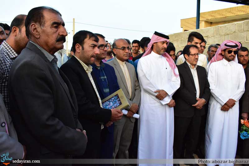 (تصاویر) آئین کلنگ زنی سه پروژه بخشداری مرکزی لارستان