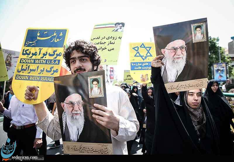 (تصاویر) مراسم راهپیمایی روز جهانی قدس در تهران