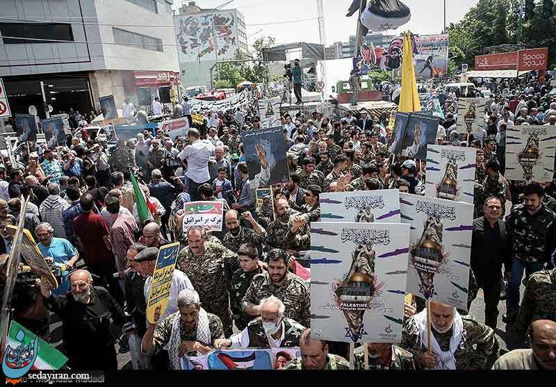 (تصاویر) مراسم راهپیمایی روز جهانی قدس در تهران