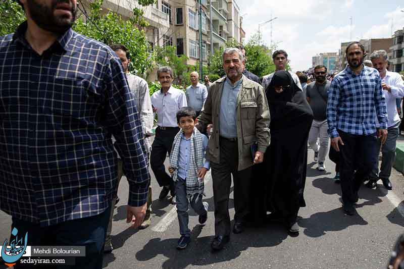 (تصاویر) حضور شخصیت‎ها در راهپیمایی روز جهانی قدس ۹۸