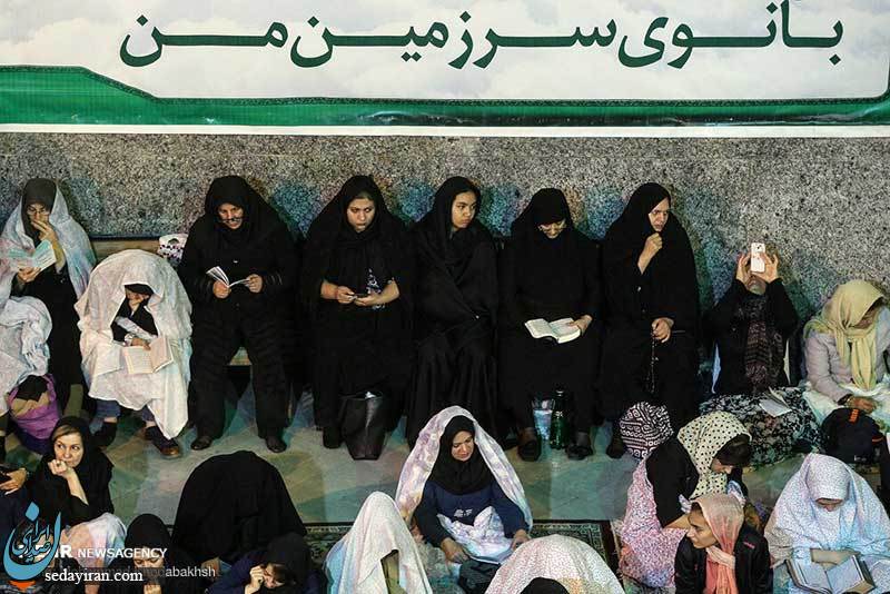 (تصاویر) مراسم احیای شب نوزدهم ماه مبارک رمضان در امامزاده صالح (ع)