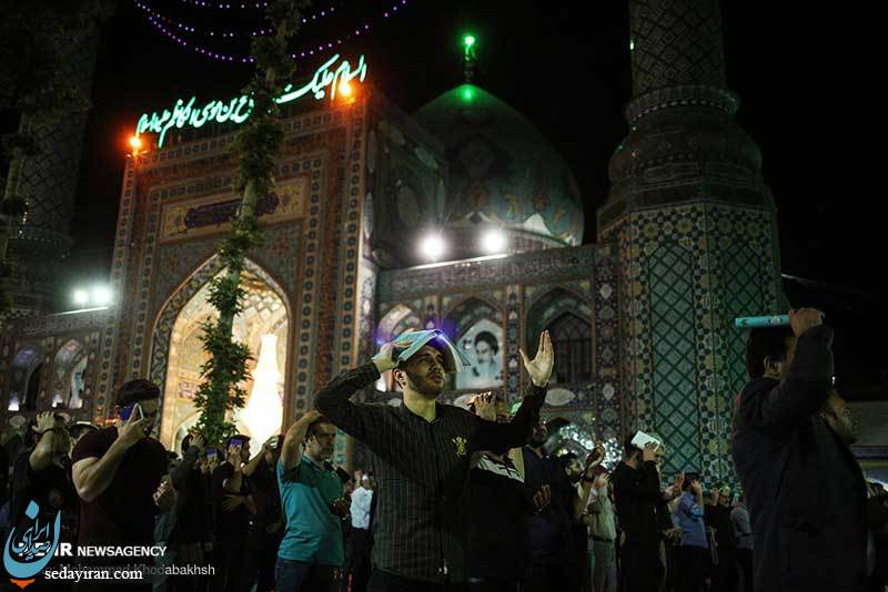 (تصاویر) مراسم احیای شب نوزدهم ماه مبارک رمضان در امامزاده صالح (ع)