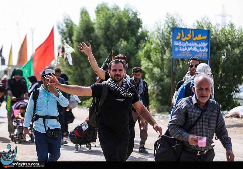 (تصاویر) پیاده روی اربعین حسینی در مسیر کوفه به کربلا