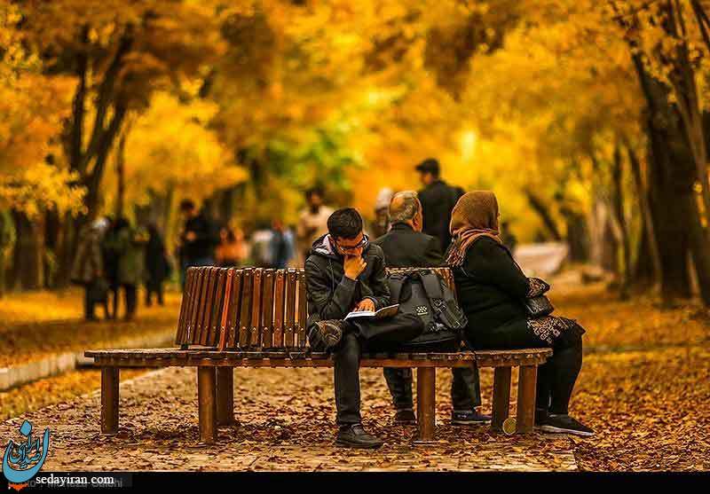(تصاویر) پاییز در چهار باغ اصفهان