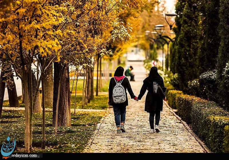 (تصاویر) پاییز در چهار باغ اصفهان