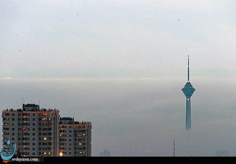 (تصاویر) تهران در مه