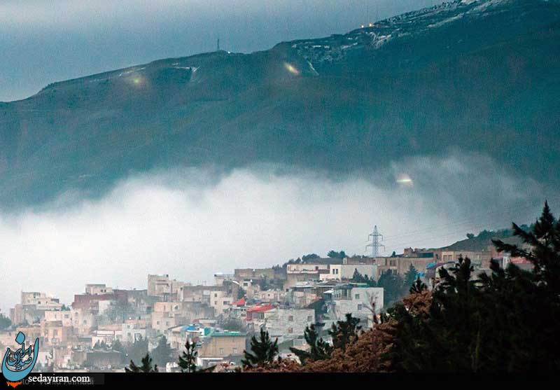 (تصاویر) تهران در مه