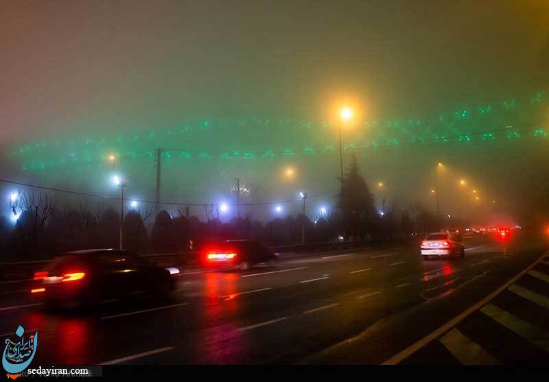 (تصاویر) تهران در مه
