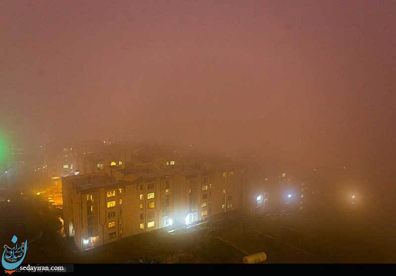(تصاویر) تهران در مه