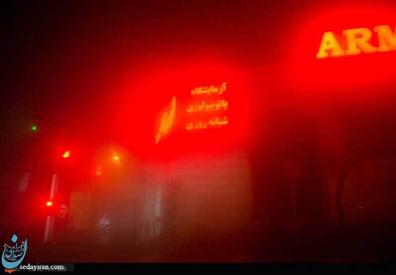 (تصاویر) تهران در مه