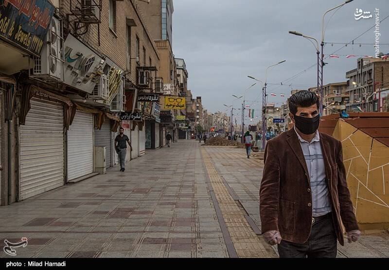 تصاویر اهواز در روزهای کرونایی