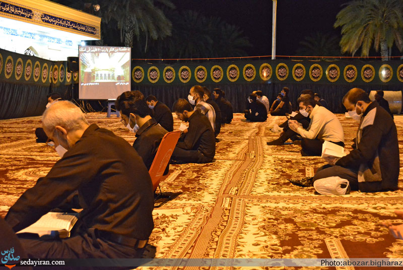 (تصاویر) مراسم احیای شب نوزدهم ماه رمضان در شهر لار