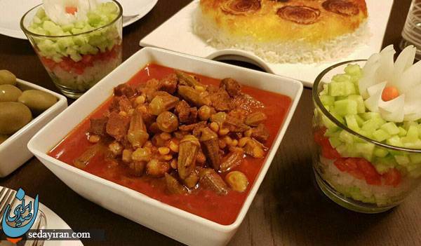 طرز تهیه خورش بامیه