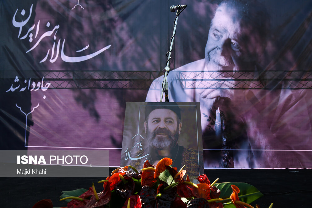 گزارش تصویری از مراسم خاکسپاری محمدعلی کشاورز