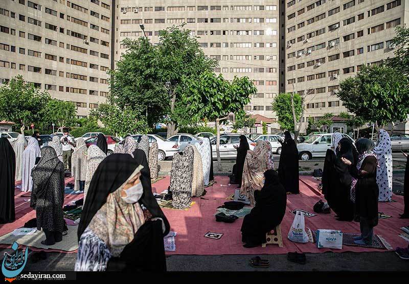 (تصاویر) اقامه نماز عید فطر- شهرک اکباتان