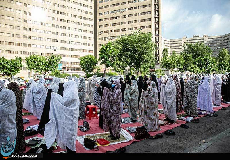(تصاویر) اقامه نماز عید فطر- شهرک اکباتان