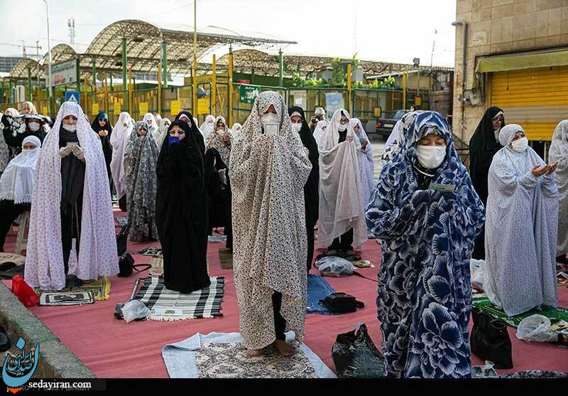 (تصاویر) اقامه نماز عید فطر- شهرک اکباتان