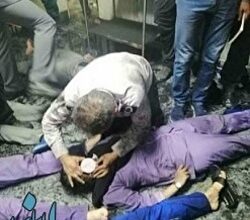 تصویری از حادثه دلخراش دیشب در خیابان شریعتی