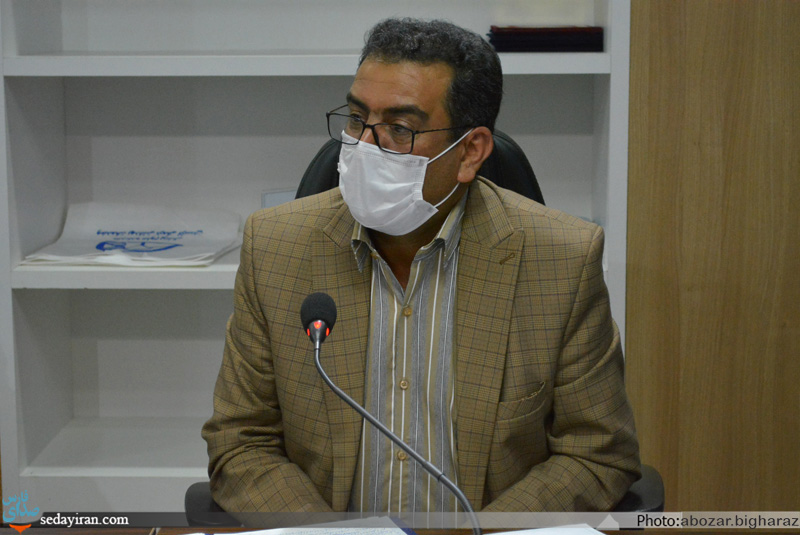 (تصاویر) نشست خبری رئیس دانشکده علوم پزشکی شهرستان لارستان