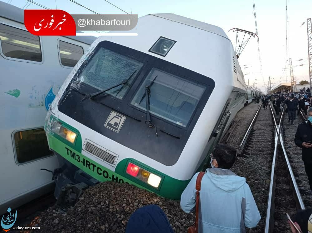 حادثه در قطار مترو تهران کرج با ۲۲ مصدوم