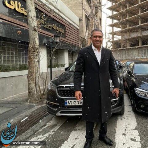 تصاویری از خودروی لاکچری عابدزاده