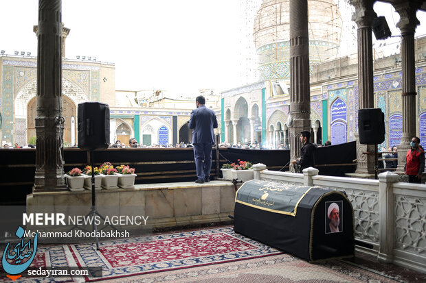 تصاویری از مراسم تشییع آیت الله محمدی ری شهری