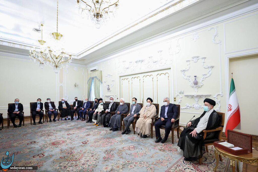 دیدار نوروزی مقامات کشوری و لشکری با رئیسی