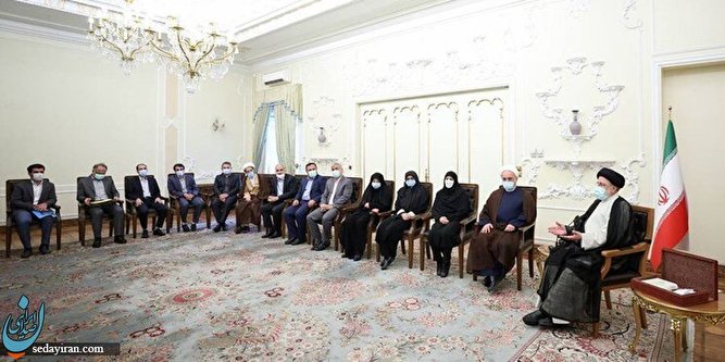 دیدار نوروزی مقامات کشوری و لشکری با رئیسی