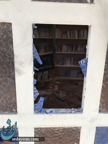 تصاویری جدید از آتش‌ سوزی دفتر بسیج دانشجویی دانشگاه آزاد تهران شمال
