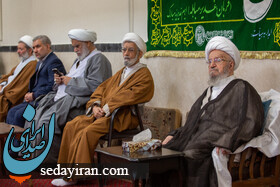 (تصاویر) مراسم عمامه گذاری طلاب در روز میلاد علی(ع) در قم