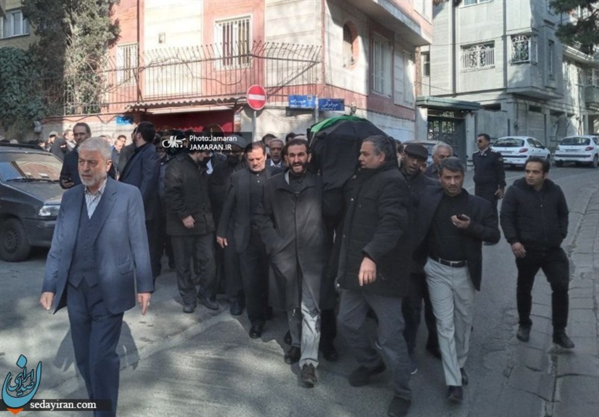 پیکر همسر شهید مطهری در تهران تشییع شد عکس