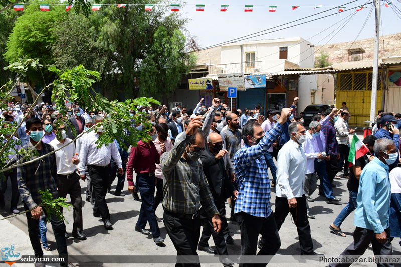 (تصاویر) راهپیمایی روز جهانی قدس در شهر لار