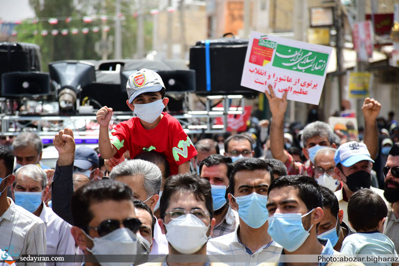 (تصاویر) راهپیمایی روز جهانی قدس در شهر لار