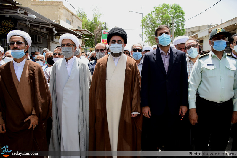 (تصاویر) راهپیمایی روز جهانی قدس در شهر لار