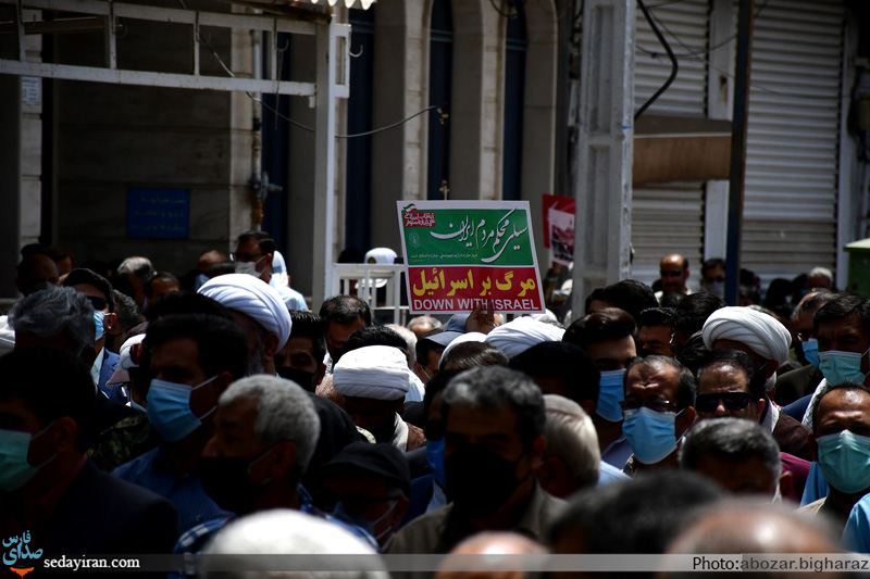 (تصاویر) راهپیمایی روز جهانی قدس در شهر لار