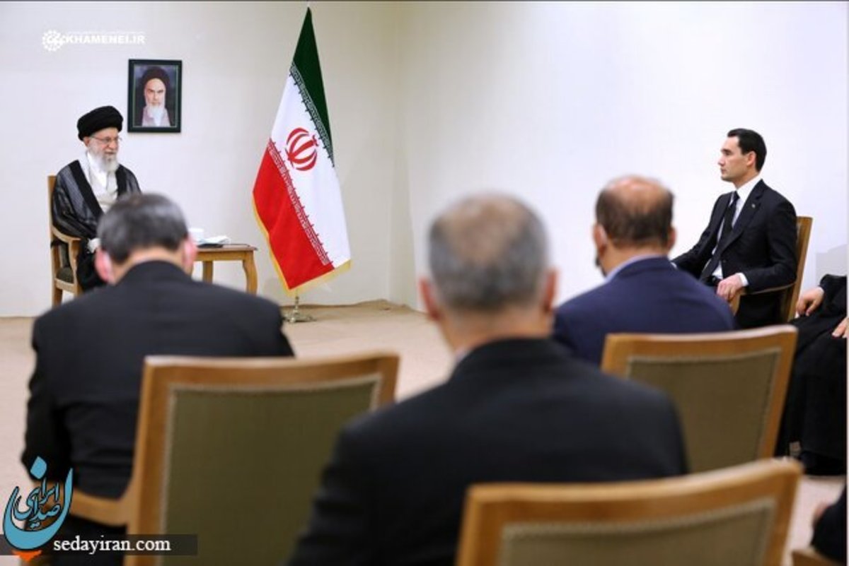رئیس جمهور ترکمنستان به دیدار آیت الله خامنه ای رفت