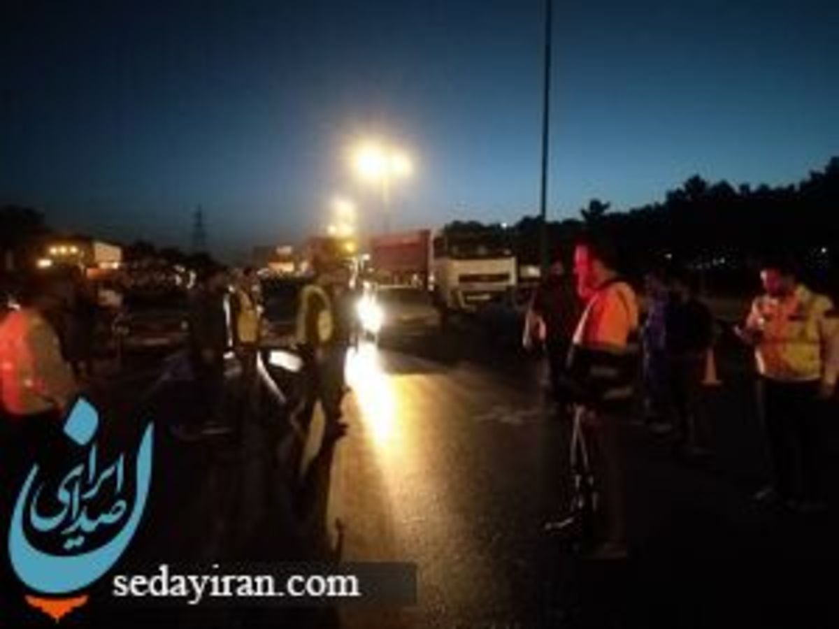 تصادف زنجیره ای 30 خودرو در اصفهان جزییات