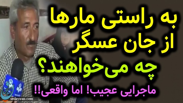 مارها از جان عسگر چه می خواهند؟