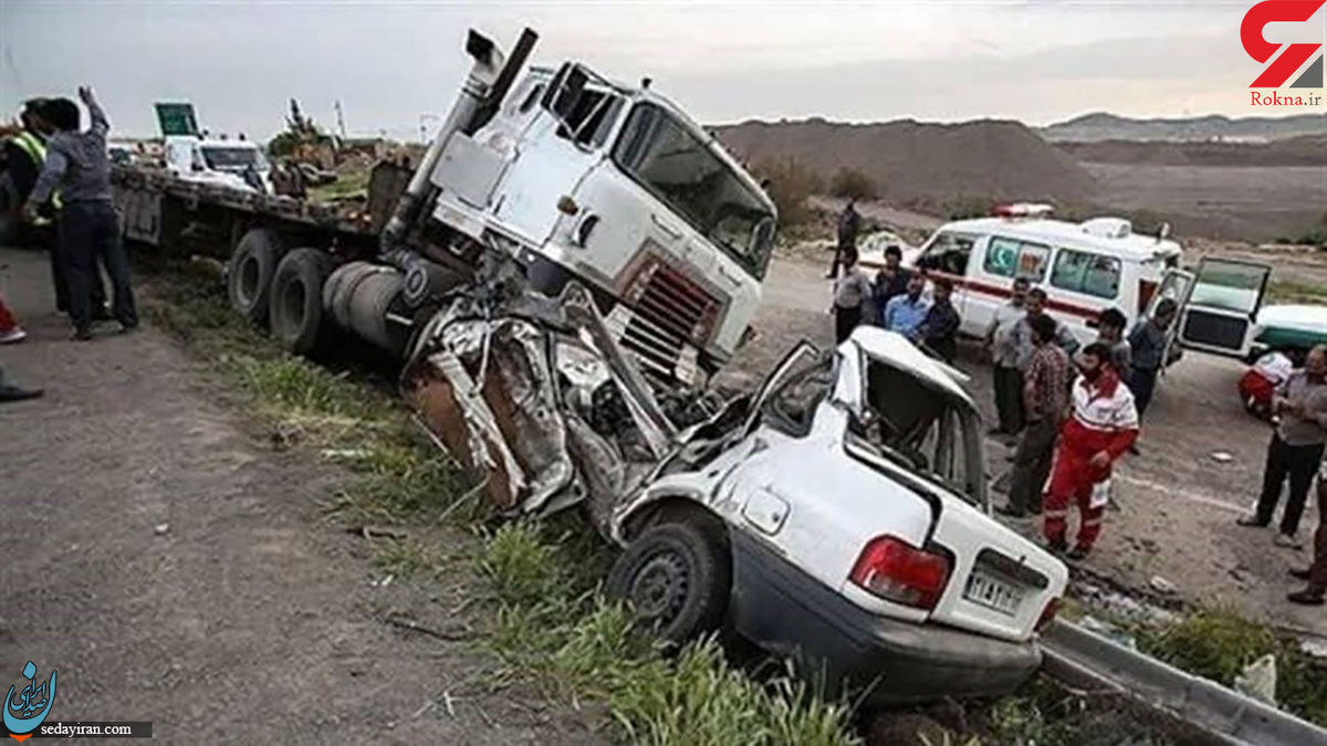 تصادف هولناک تریلی با پراید در محور شوش ۳ تن جان باخت