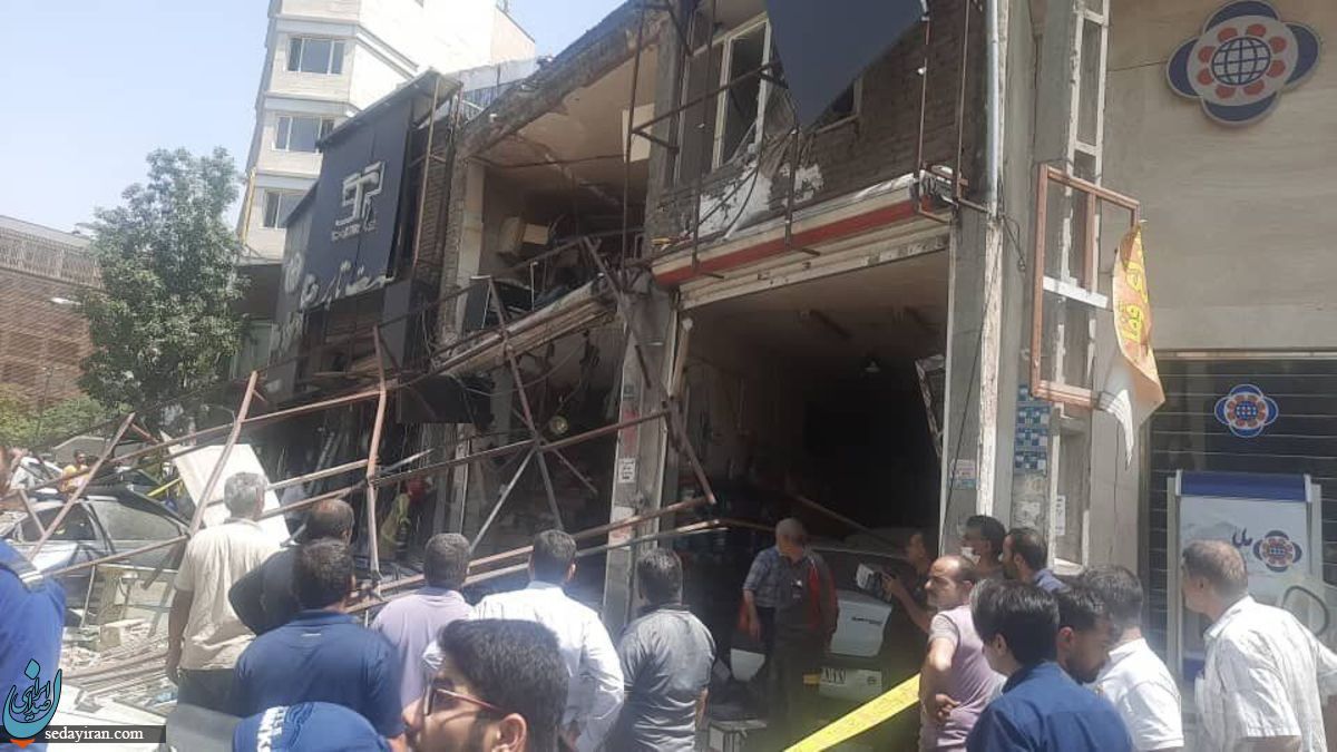جزییات انفجار در قیطریه تهران مصدومیت 4 نفر 4 خودرو سوخت