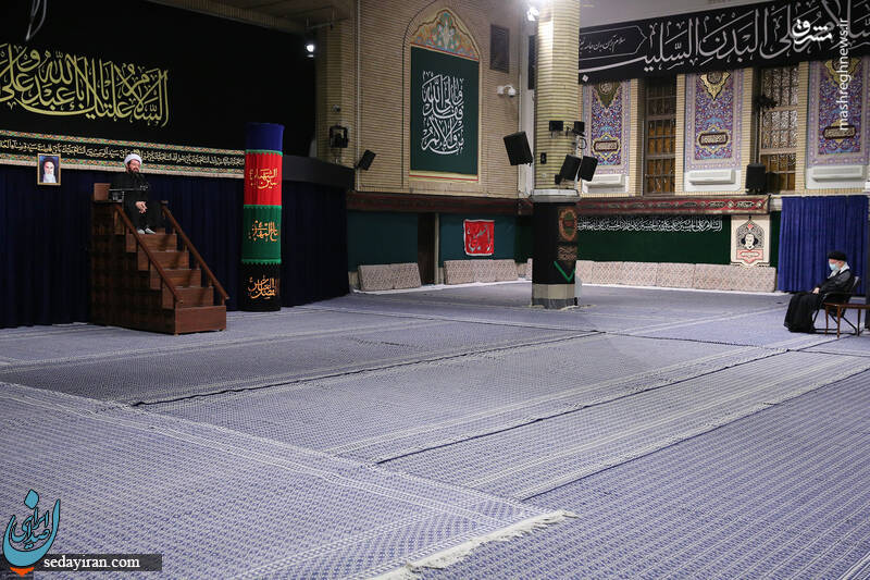 برگزاری مراسم عزاداری شب تاسوعای حسینی با حضور رهبر انقلاب برگزاری مراسم عزاداری شب تاسوعای حسینی با حضور رهبر انقلاب