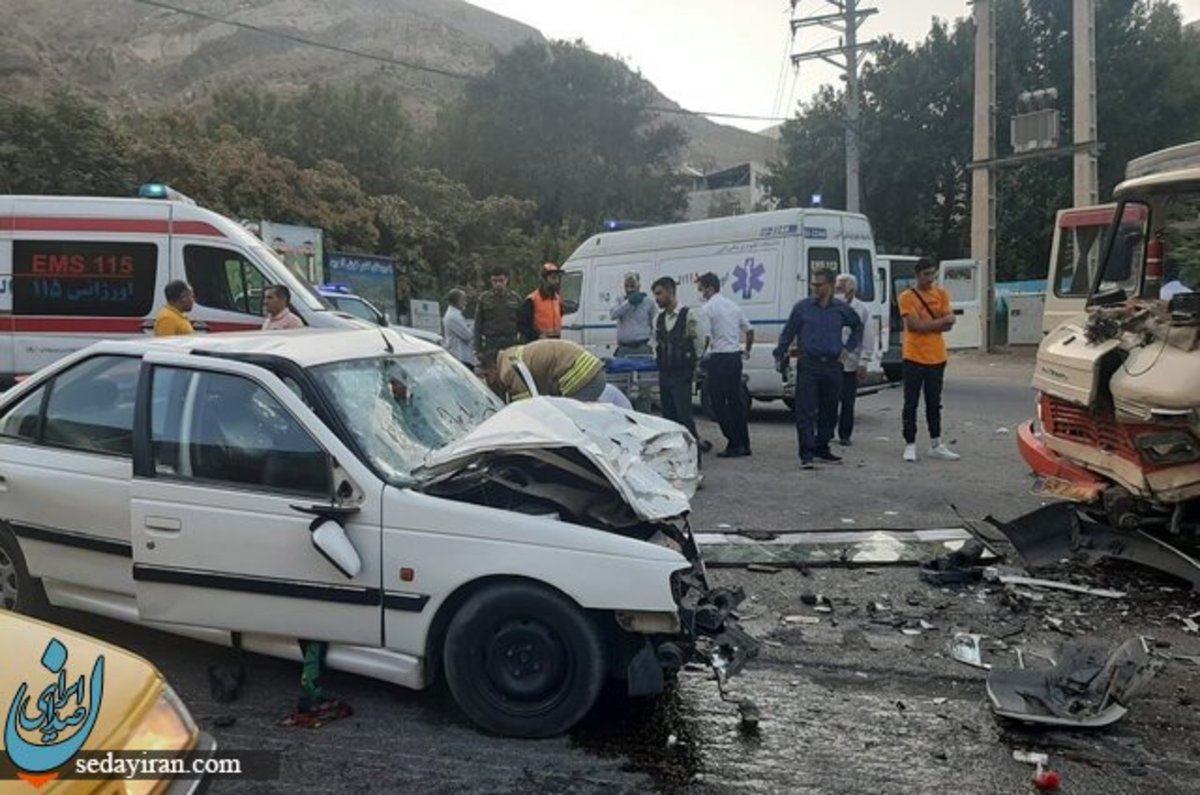 جزییات تصادف در جاده چالوس 9 نفر مصدوم شدند