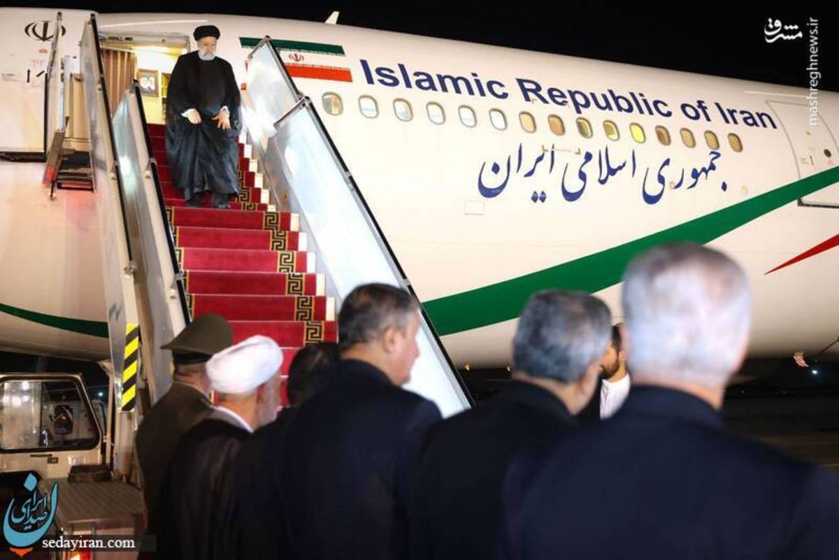 رئیسی وارد فرودگاه مهرآباد شد عکس