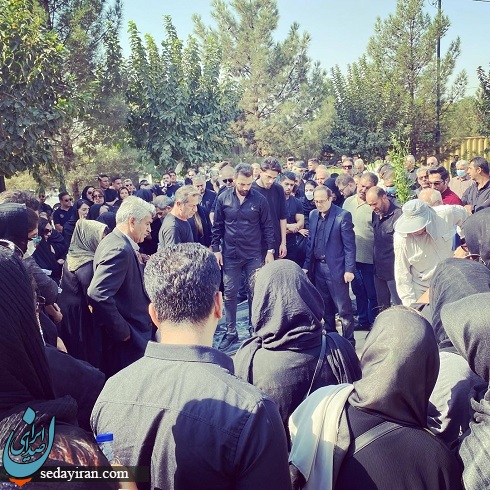 مراسم خاکسپای پسر نسرین مقانلو